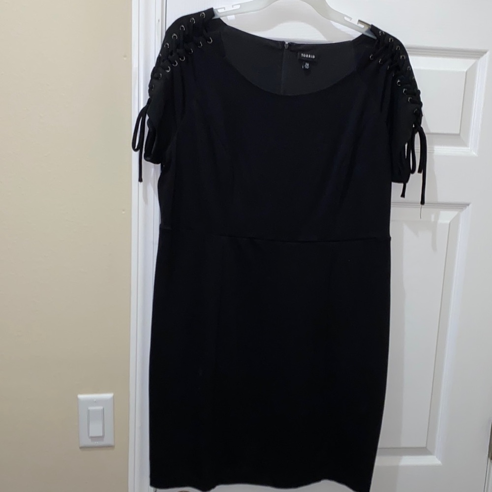Torrid Fitted Black Dress